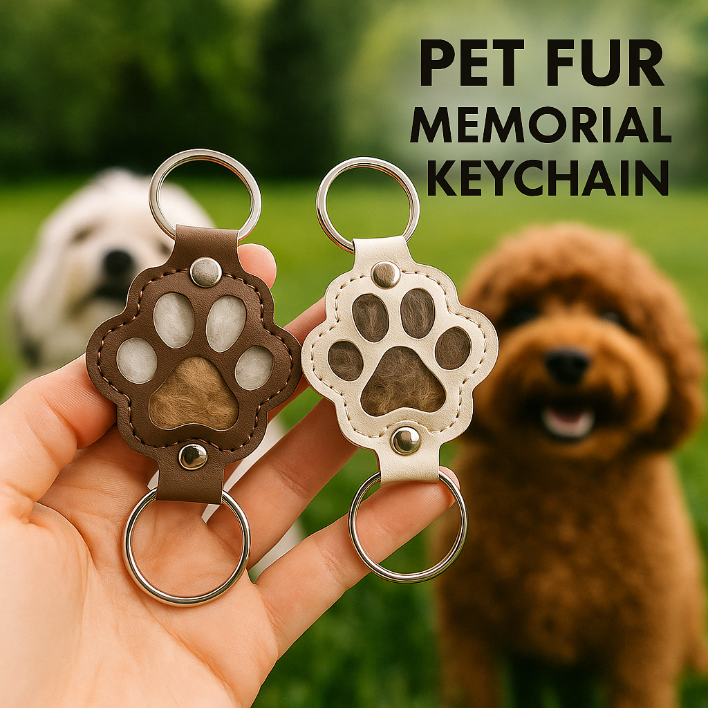 PawPouch™ Fur Memorial Keychain