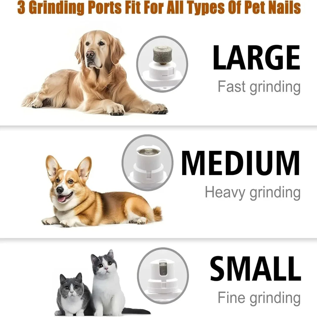 LumiPaw™ 2-in-1 LED Pet Nail Trimmer & Grinder